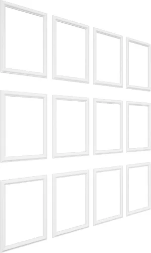 Vista 3 de WPKUFW021P096 94 1/2 pulgadas de largo (ajustable 96 pulgadas de alto a 120 pulgadas de alto) Ashford Square Single Panel Design Kit de paneles