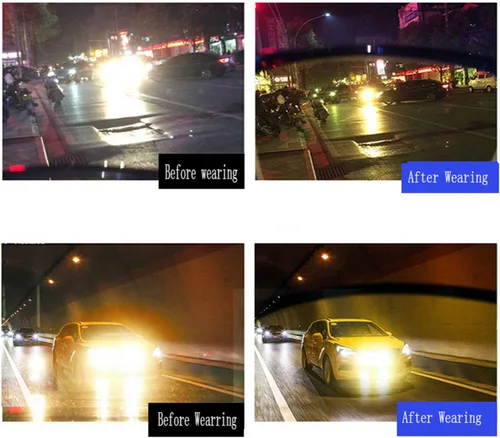 Vista 7 de Gafas de conducción nocturna para mujer, antirreflejos, polarizadas, fotocrómicas, visión nocturna, leopardo