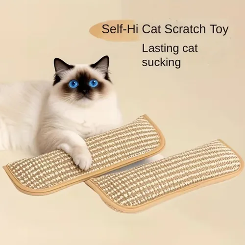 Vista 5 de Bite & Buff Cat Pillow Toy, 2 Pack Catnip Toys for Indoor Cats, Interactive Catnips Chew Toy, Catnips Toys, Sisal Scratching Pad (1PC)