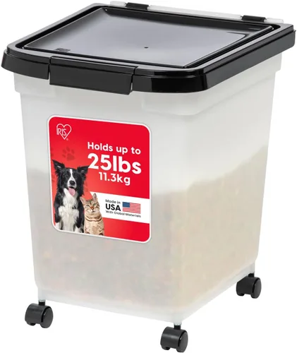 Vista 17 de Iris Contenedor para alimento de perro de estructura hermética, Individual, Negro