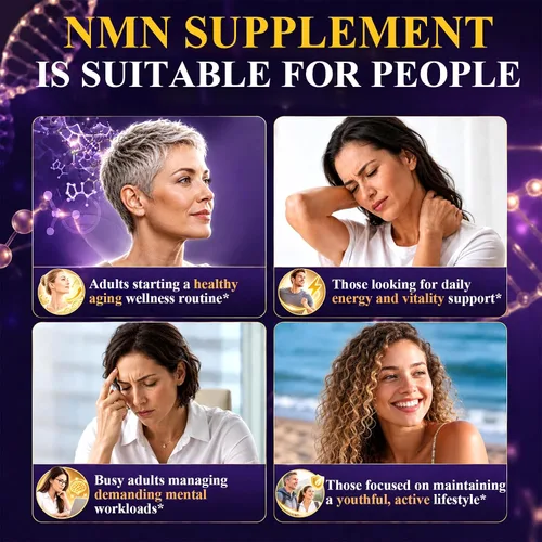 Vista 7 de Suplemento NMN 1000 mg, NMN + Resveratrol para apoyo NAD+ y envejecimiento