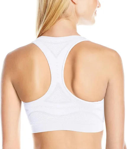 Vista 2 de Seamless Racerback Moderate-Support Sports Bra with CoolDRI Moisture-Wicking
