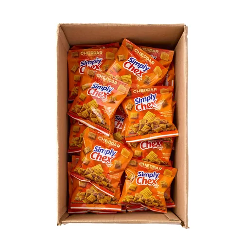 Vista 6 de Simply Chex Snack Mix, Cheddar, 0.92 onzas (paquete de 60)