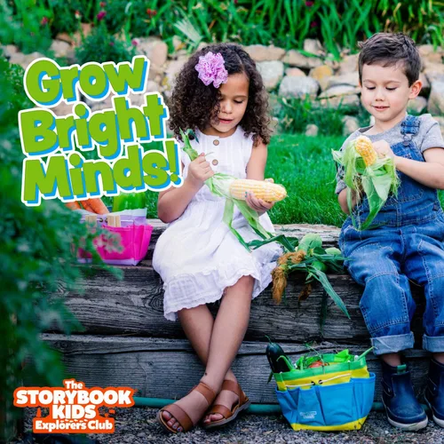 Vista 6 de Herramientas de jardinería rosas para niños: incluye bolsa de mano resistente, regadera, guantes, palas, estacas de jardín y un encantador libro