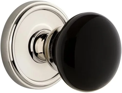 Vista 8 de Grandeur Hardware 852518 Georgetown Roseta con perilla Coventry, tamaño del respaldo: 2.375 pulgadas, peltre antiguo