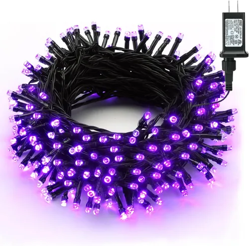Vista 22 de Brizled - Tira de luces inteligentes para Navidad, 20 metros / 66 pies, 200 luces LED que cambian de color, control por aplicación y voz, luces