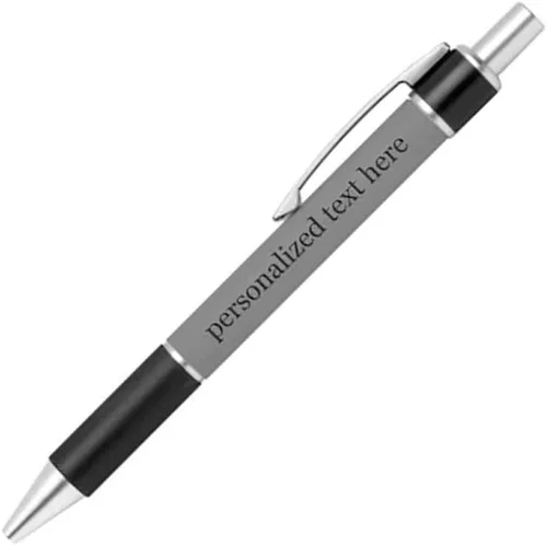Vista 26 de Bolígrafo personalizado – Nombre o mensaje personalizado – Colores o impresiones – Regalo de papelería, suministros para la escuela de negocios