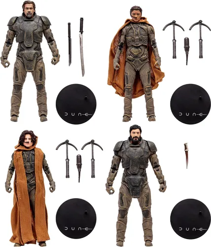 Vista 6 de McFarlane Toys - Duna: Parte Dos Gurney Halleck Paul Atreides Chani Stilgar