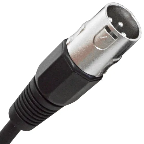 Vista 3 de Seismic Audio - SATRXL-M2 - Cable de conexión XLR verde de 2 pies macho a 1/4" TRS