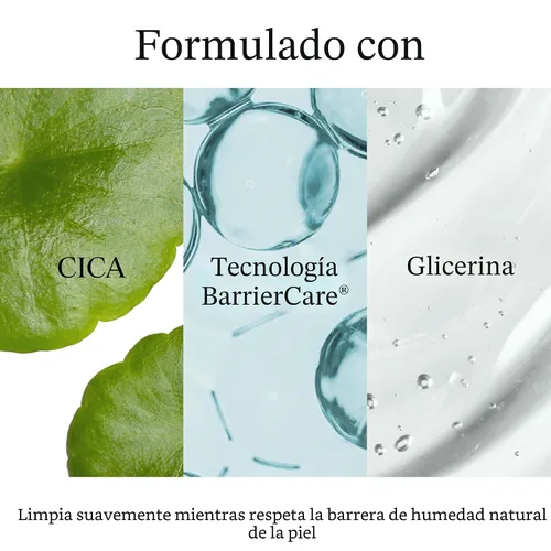 Vista 5 de Neutrogena Limpiador facial espumoso ultra suave, lavado facial hidratante sin fragancia para pieles sensibles, removedor de maquillaje diario sin