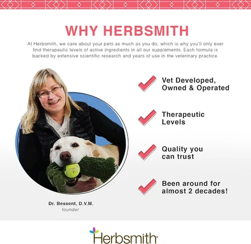 Vista 7 de Herbsmith, Cuidado de la vejiga para gatos y perros – Mantiene la salud urinaria para perros y gatos – Apoyo renal para perros y gatos – 2.65 oz