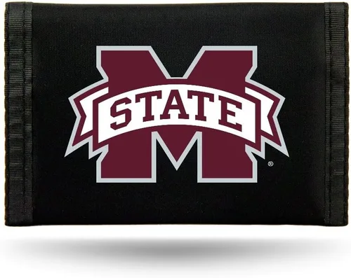 Vista 5 de Rico Industries Cartera de nailon de tres pliegues de la NCAA