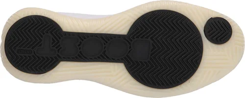 Vista 4 de adidas Tenis de baloncesto unisex Coll3ctiv3 2020 Mid para adultos, White-silver Metallic-Chalk White