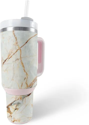 Vista 33 de MightySkins Skin - Vaso de vinilo compatible con Stanley The Quencher H2.0 FlowState de 40 onzas, diversión de los años 90, protectora, duradera