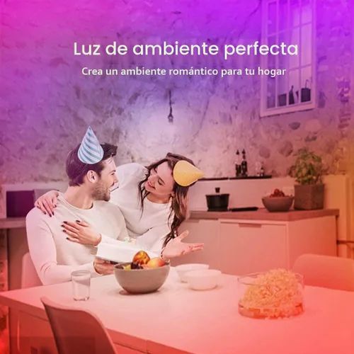 Vista 6 de GUPUP Tira de luces LED WiFi de 200 pies, compatible con Alexa y Google Assistant, 2 rollos de tira de luz LED RGB de 100 pies, cambio