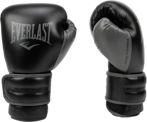 Vista 4 de Everlast Powerlock 2 Guantes de Boxeo con Cierre de Velcro Guantes de Entrenamiento de Combate Cierre de Velcro con Soporte Duradero para Mano