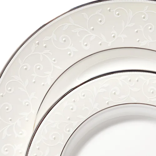 Vista 8 de Lenox Platillo Opal Inocencia, blanco