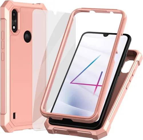 Vista 11 de Ailiber Funda para teléfono Gabb Phone4, funda Gabb Phone 4 con protector de pantalla, protección de doble capa, parachoques de TPU en esquina a