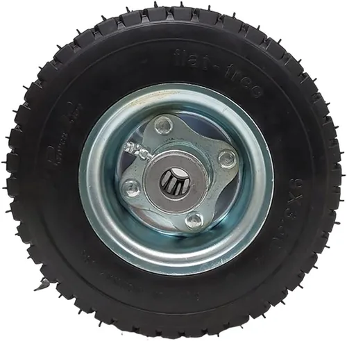 Vista 8 de Juego de 2 neumáticos de repuesto no planos para Velke Pro 1 Sulky 9X3.5-4 Black Wheel