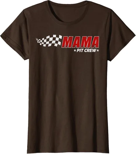 Vista 20 de Mama Pit Crew Race Car Birthday Family Matching Pit Crew Camiseta