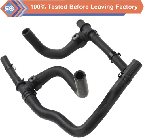 Vista 5 de Kit de tubo de manguera de calentador HVAC con TEE para retorno compatible con Dodge Vehicle 2008-2020 Journey 2.4 VVT, reemplazo # 5058437AD