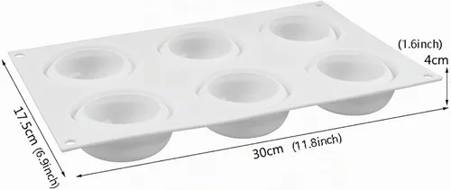 Vista 6 de Molde de rollo de canela Molde de chocolate para postre mini molde de pastel molde de cera derretida de silicona moldes para hacer velas para bollo