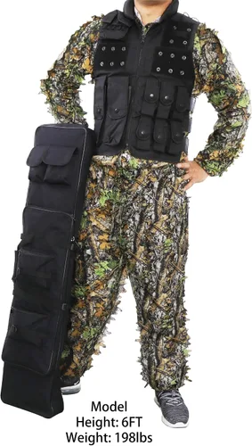 Vista 4 de Sutekus Chaleco táctico para paintball al aire libre Airsoft Game Combat Training & Costume