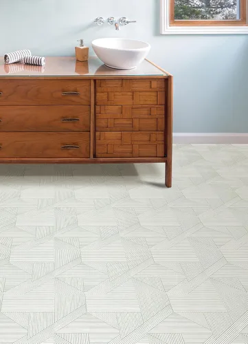 Vista 4 de FloorPops Azulejos neutros Frey Peel & Stick de 12 pulgadas por 12 pulgadas, FP4948