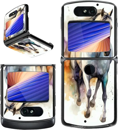 Vista 37 de Rossy Funda para Motorola RAZR 5G, para Moto RAZR 5G, funda delgada y ligera de policarbonato duro a prueba de golpes para Motorola Moto RAZR 5G