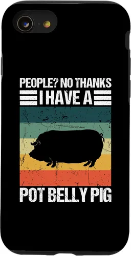 Vista 13 de iPhone 15 Pot Belly Pig Toys Food Supplies Pot Belly Pig Owner Case