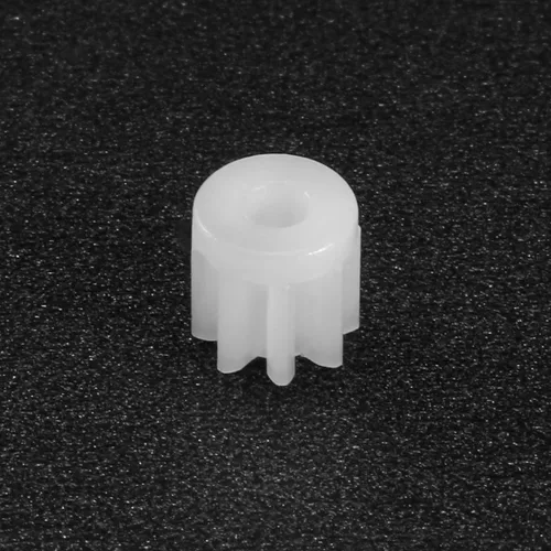 Vista 2 de uxcell 50pcs engranajes de plástico 8 dientes 082A engranaje de reducción engranajes de gusano plástico para RC coche robot motor