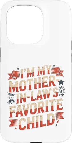 Vista 14 de Im My Mother n Law Favorite Child American Flag Funny Parent Case for iPhone 17
