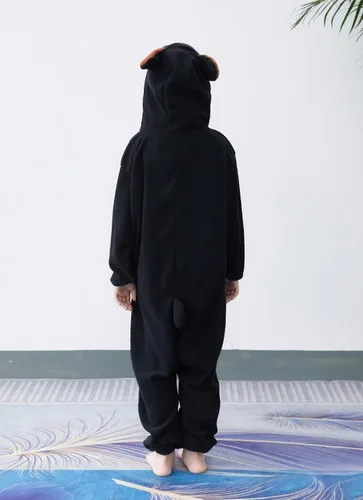 Vista 4 de Joyxiamunicorns Pijama unisex para niños, disfraz de animal para cosplay, Halloween, Navidad, dibujos animados, ropa de dormir para niños
