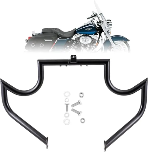 Vista 7 de Barra de Choque Protector de Motor Barra de Carretera para Harley Davidson Touring Road King Street Glide Electra Glide CVO y Modelos de Trike 97-08