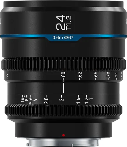 Vista 20 de Sirui Night Walker T1.2 Juego de Lentes Cine, 16mm, 24mm, 35mm, 55mm, 75mm Lentes de Apertura Grande con Enfoque Manual (Montura RF, Negro)