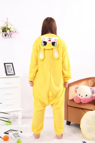 Vista 2 de Honeystore Pijama unisex cálida para adultos, cosplay, conejo, ropa para el hogar