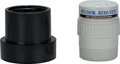 Vista 3 de Studor 20349 Redi-Vent - Válvula de entrada de aire con adaptador ABS, conexión de 1-1/2 o 2 pulgadas