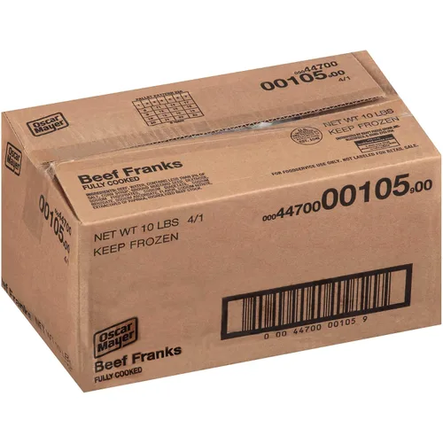 Vista 4 de Oscar Mayer Franks de carne congelada, perros calientes completamente cocidos, paquete a granel de 10 libras - 1 cada uno