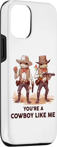Vista 3 de Funda para iPhone 14 You're A Cowboy Like Me Cowboy Frog Funny para niños pequeños