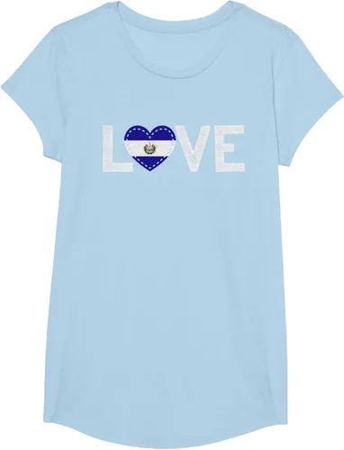 Vista 17 de Camiseta de regalo con la bandera de El Salvador LOVE, Negro, S