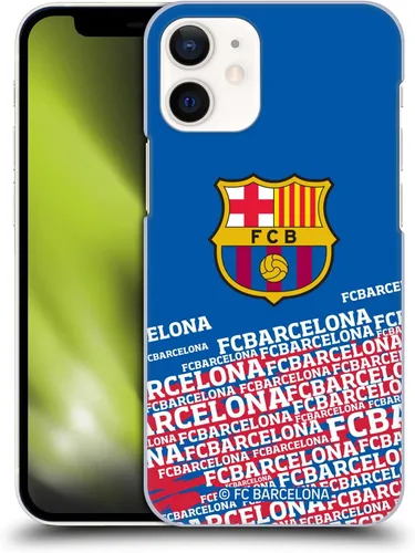Vista 8 de Head Case Designs Funda rígida con licencia oficial del FC Barcelona Black Crest compatible con Apple iPhone 12 Mini