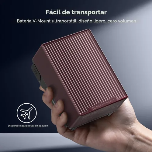 Vista 7 de K&F CONCEPT Batería de montaje en V, 99Wh PD100W USB-C Carga rápida V Lock