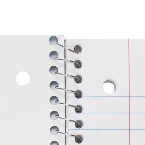Vista 4 de School Smart Cuaderno de espiral con rayas anchas, 8 x 10-1/2 pulgadas