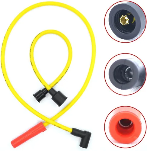 Vista 8 de MAS Distribuidor de Encendido HEI Premium de 65K Voltios con Cables de Bujías de Alto Rendimiento y Arnés de Cableado de Batería Pigtail Gratuito