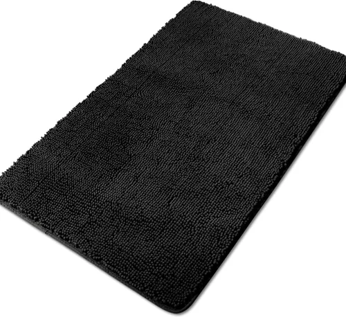 Vista 97 de Yeaban Alfombra de pasillo de baño de 24 x 72 pulgadas, antideslizante, alfombra de baño larga de felpilla gruesa, absorbente y lavable, alfombra