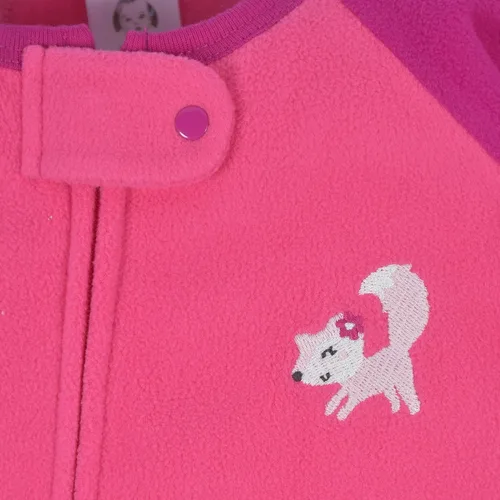 Vista 4 de Pijama de forro polar resistente al fuego, para niña pequeña, 2