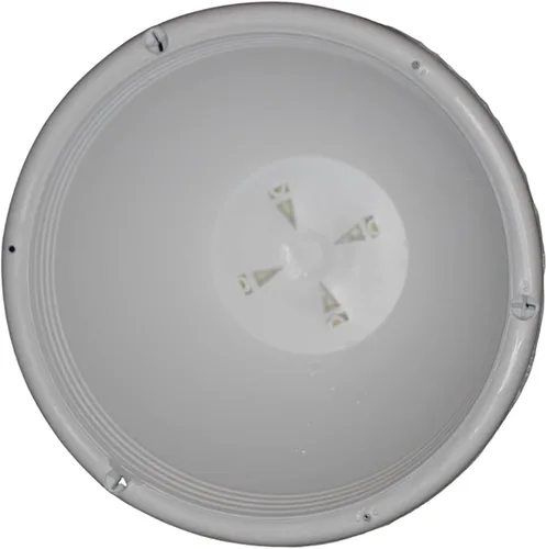 Vista 6 de Cesta colgante de plástico blanco de 8'' con platillo de Koba (5)