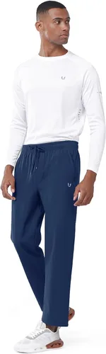Vista 5 de NORTHYARD Men's Fleece Lined Pants Athletic Workout Running Joggers Winter Warm Wind Sweatpants for Active Gym Track Jogging
