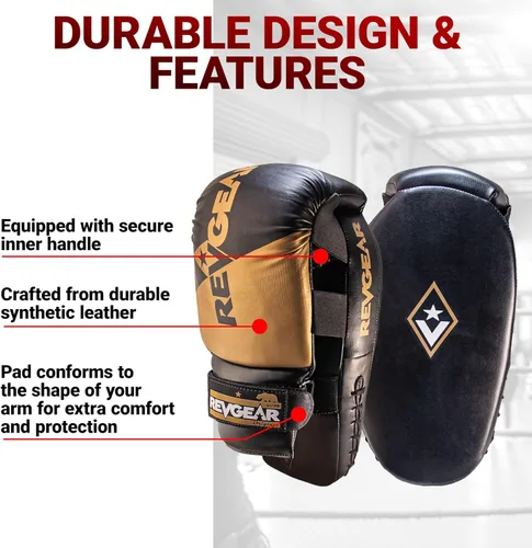 Vista 3 de Revgear Phoenix - Par de guantes y almohadillas de boxeo (todo en uno, objetivo y guante), equipo de boxeo ideal para hombres, mujeres, niños