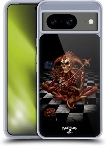Vista 9 de Head Case Designs Officially Licensed Alchemy Gothic 13 Dagger Illustration Gel Case [Military Grade Protection] Compatible with Google Pixel 8 and